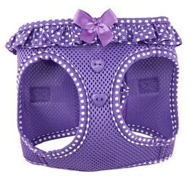American River Choke Free Dog Harness Polka Dot Collection (Color: Paisley Purple Polka Dot, size: 2X-Large)