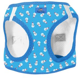 American River Choke Free Dog Harness Holiday Collection (Color: Snowman, size: medium)