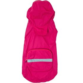 Packable Raincoat (Color: pink, size: medium)